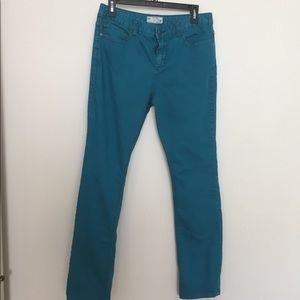 Free People Jeans Stretch High Waist DenimTeal